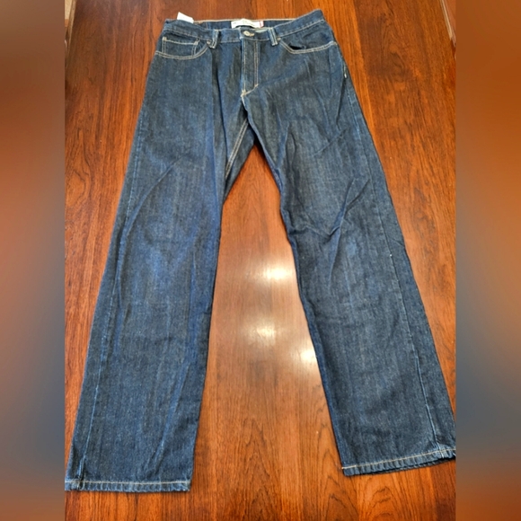 Levi's Men's Dark Blue Wash 559 Relaxed Straight 5 Pocket Denim Jeans 34x34 - Picture 1 of 14